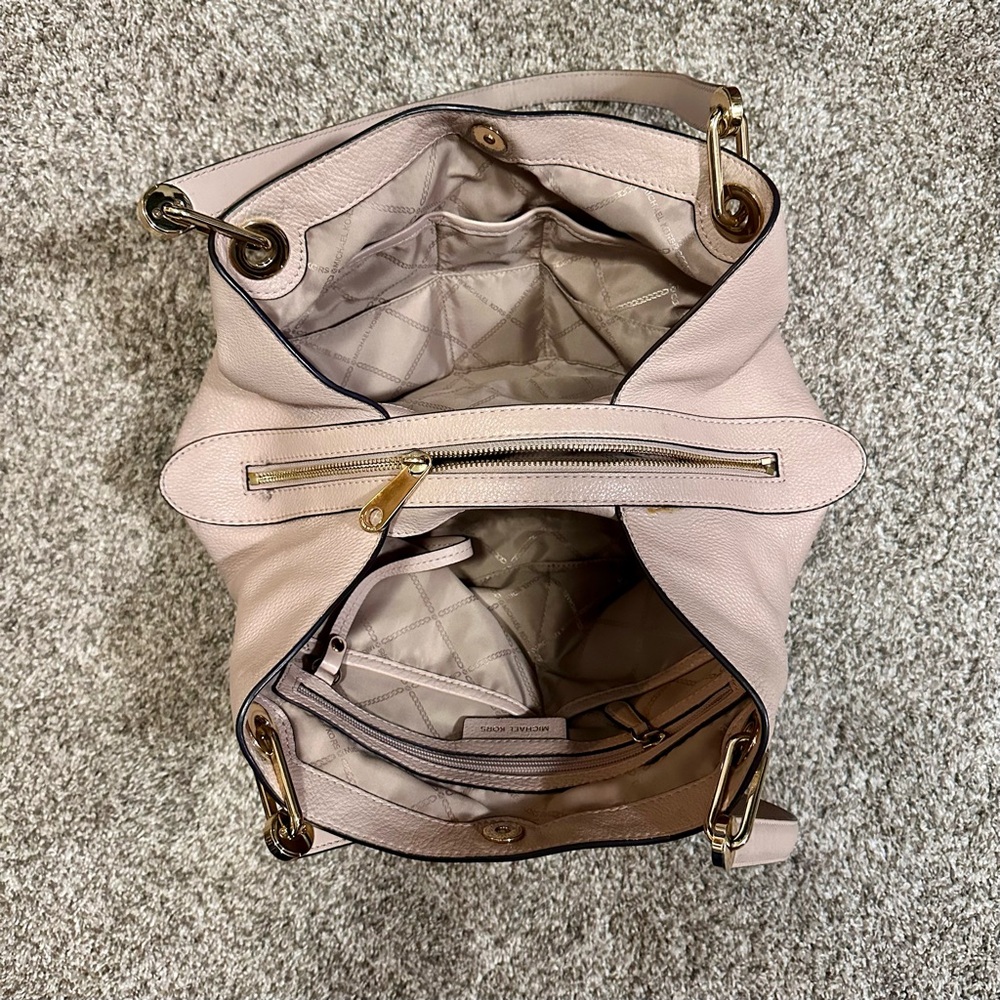 Michael Kors Pink Leather Shoulder Bag - Picture 3 of 4
